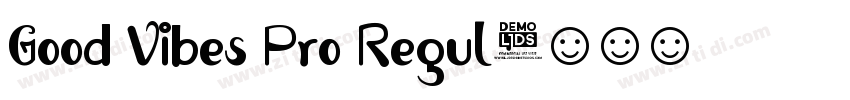 Good Vibes Pro Regul字体转换